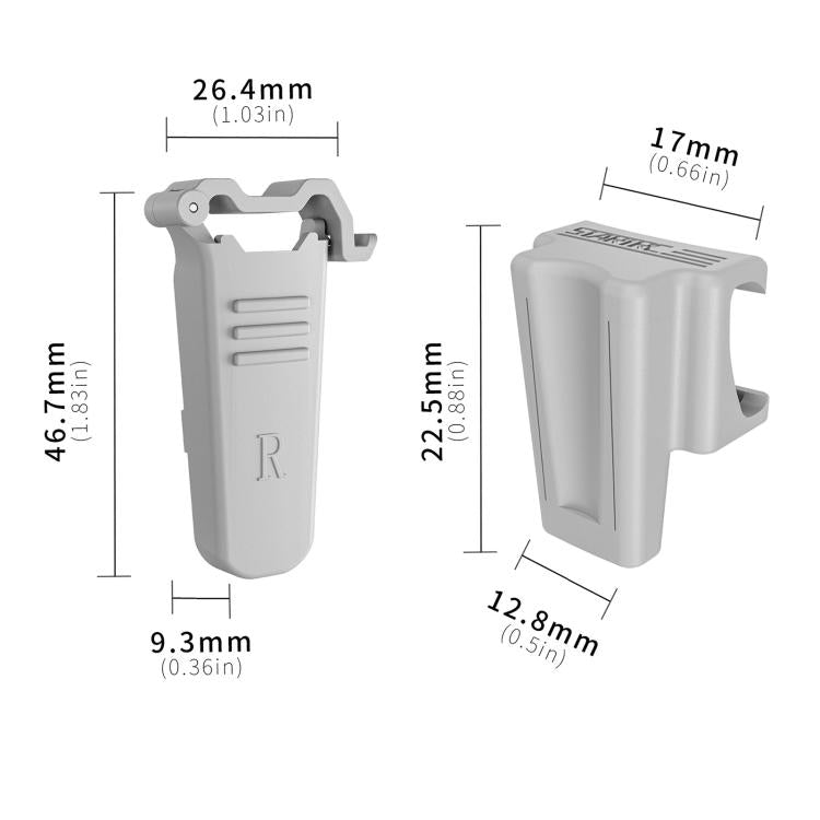 Extensiones de altura del tren de aterrizaje para drones tipo dividido DJI Flip STARTRC, For DJI Flip