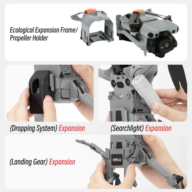 Soporte de entrenamiento con tren de aterrizaje elevado STARTRC Spider-Leg para DJI Mini 5 Pro, compatible con el medio ambiente., For DJI Mini 5 Pro