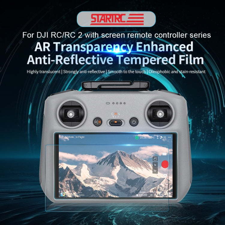 Película de vidrio templado antirreflectante STARTRC AR para DJI RC / RC2, For DJI RC / RC2