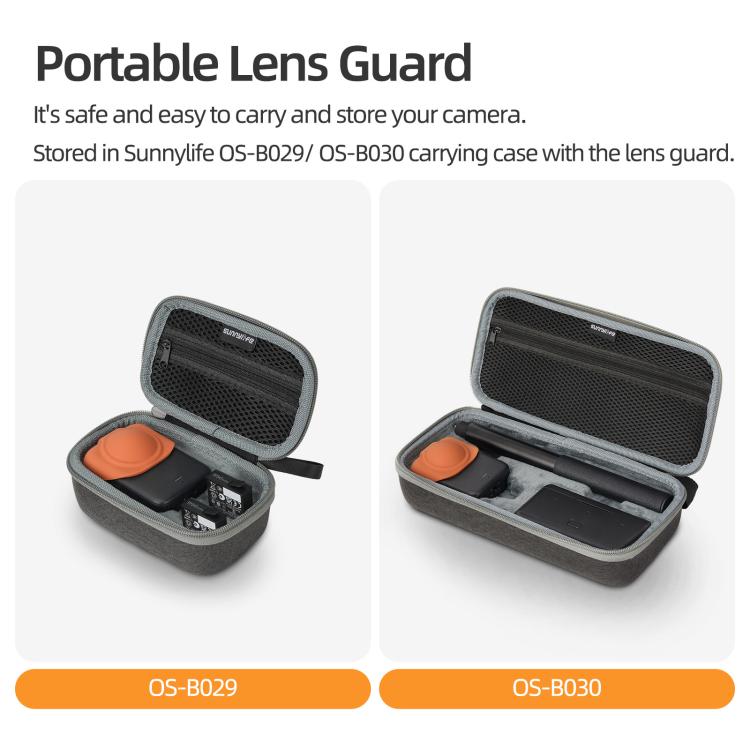 Tapa protectora de silicona Sunnylife para lente de DJI Osmo 360
