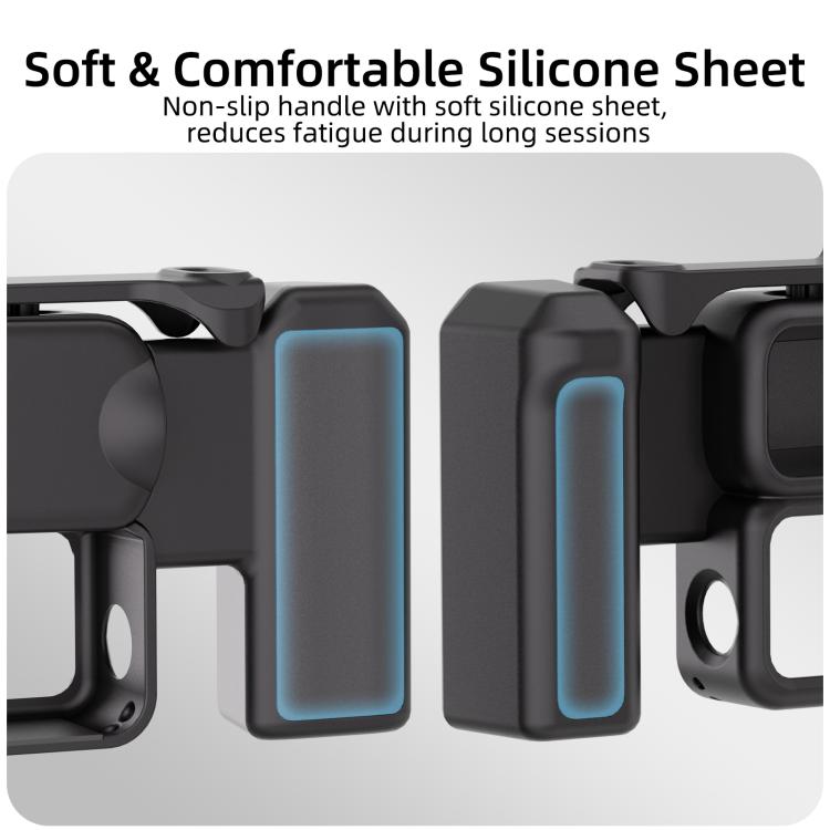 Empuñadura ergonómica integrada para fotografía callejera con mango de liberación rápida para DJI Osmo Nano Sunnylife, For DJI Osmo Nano