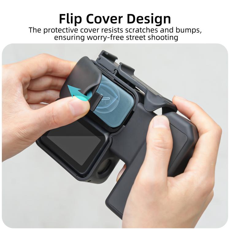 Empuñadura ergonómica integrada para fotografía callejera con mango de liberación rápida para DJI Osmo Nano Sunnylife, For DJI Osmo Nano
