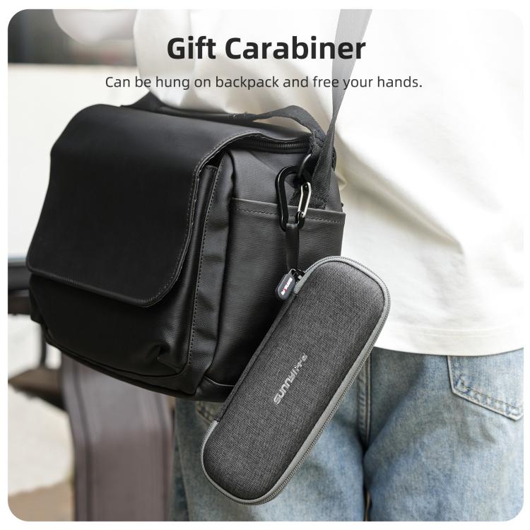 Funda de transporte mini Sunnylife para DJI Osmo Pocket 4/3, bolso de mano, estuche de viaje portátil, organizador protector, bolsas combinadas estándar, Standard Combo Bags
