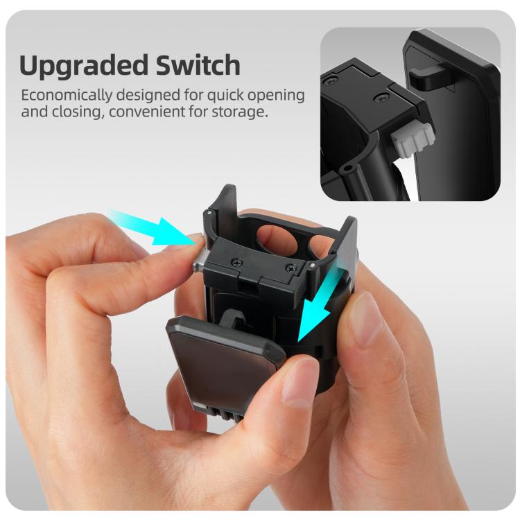 Soporte de mesa magnético multifuncional Sunnylife para DJI Osmo Pocket 4/3 con base ajustable y ángulos ajustables., OP4-ZJ152