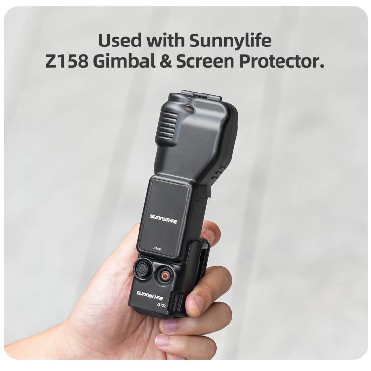 Soporte de mesa magnético multifuncional Sunnylife para DJI Osmo Pocket 4/3 con base ajustable y ángulos ajustables., OP4-ZJ152