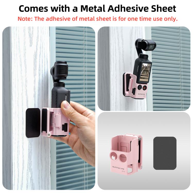 Soporte de mesa magnético multifuncional Sunnylife para DJI Osmo Pocket 4/3 con base ajustable y ángulos ajustables., OP4-ZJ152