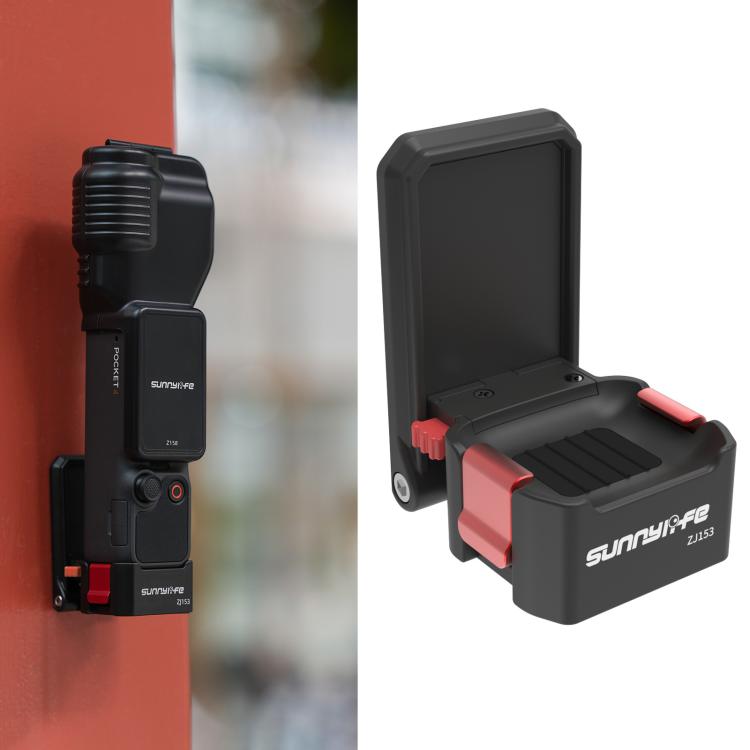 Soporte magnético de liberación rápida Sunnylife para DJI Osmo Pocket 4/3, base de mesa con soporte de plástico y ángulos ajustables., OP4-ZJ153
