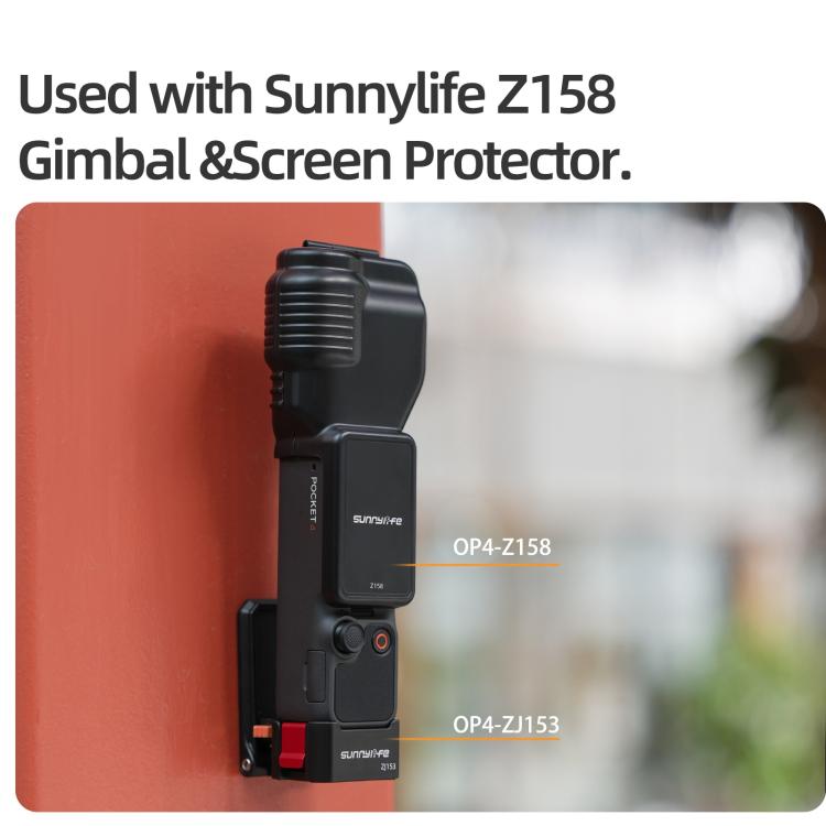 Soporte magnético de liberación rápida Sunnylife para DJI Osmo Pocket 4/3, base de mesa con soporte de plástico y ángulos ajustables., OP4-ZJ153