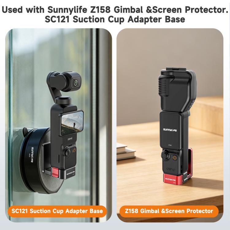 Soporte de mesa magnético de liberación rápida Sunnylife de metal para DJI Osmo Pocket 4/3 con ángulos ajustables., OP4-ZJ154