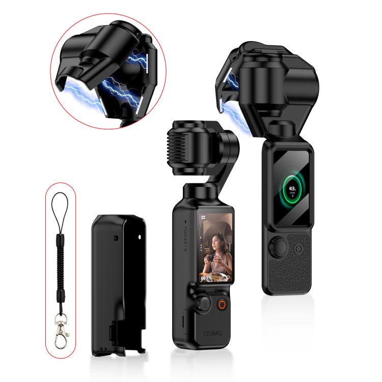 Para DJI OSMO Pocket 4 GKK Gimbal Cover Protector de cámara Pantalla Cuerpo Cubierta magnética completa, For DJI OSMO Pocket 4