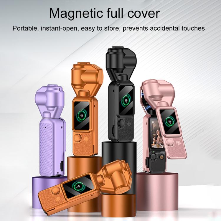 Para DJI OSMO Pocket 4 GKK Gimbal Cover Protector de cámara Pantalla Cuerpo Cubierta magnética completa, For DJI OSMO Pocket 4