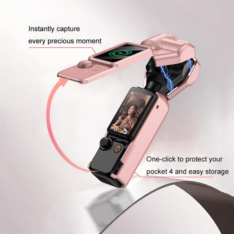 Para DJI OSMO Pocket 4 GKK Gimbal Cover Protector de cámara Pantalla Cuerpo Cubierta magnética completa, For DJI OSMO Pocket 4