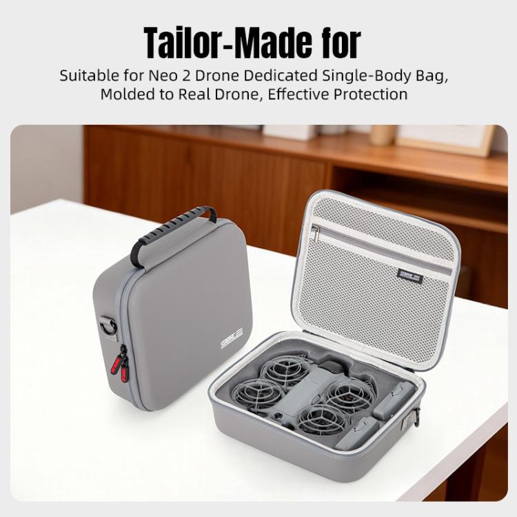 Bolsa de almacenamiento de hombro de PU para el cuerpo del dron DJI Neo 2 STARTRC, For DJI Neo 2 Drone Body
