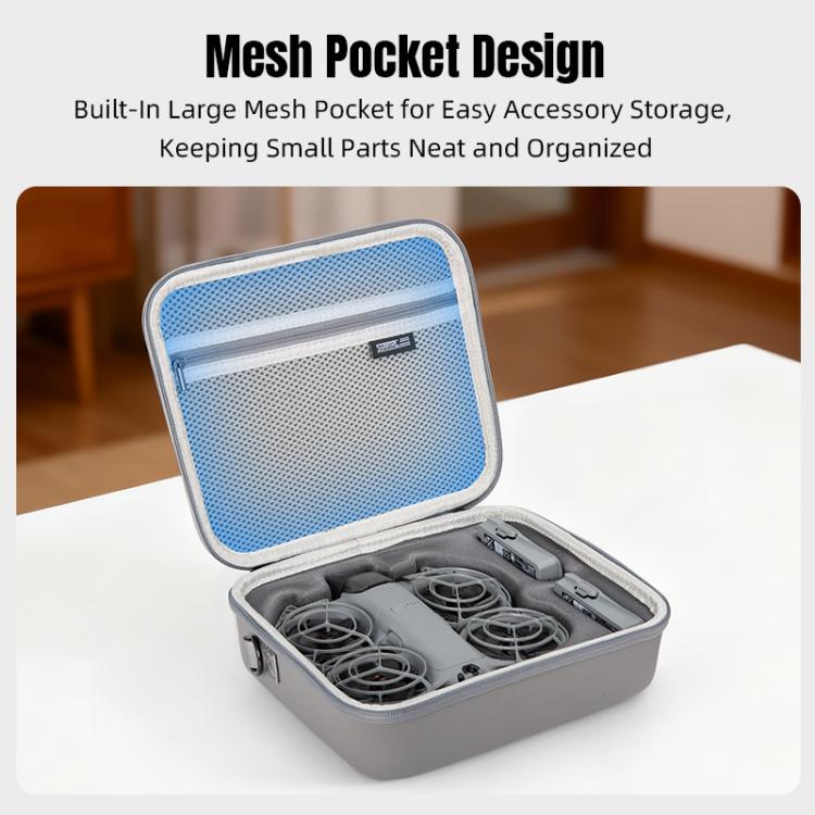Bolsa de almacenamiento de hombro de PU para el cuerpo del dron DJI Neo 2 STARTRC, For DJI Neo 2 Drone Body
