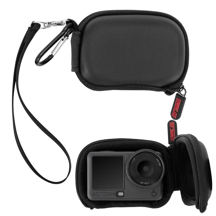 Bolsa de transporte y almacenamiento de PU para cámara DJI Osmo Action 6 STARTRC, For DJI Osmo Action 6