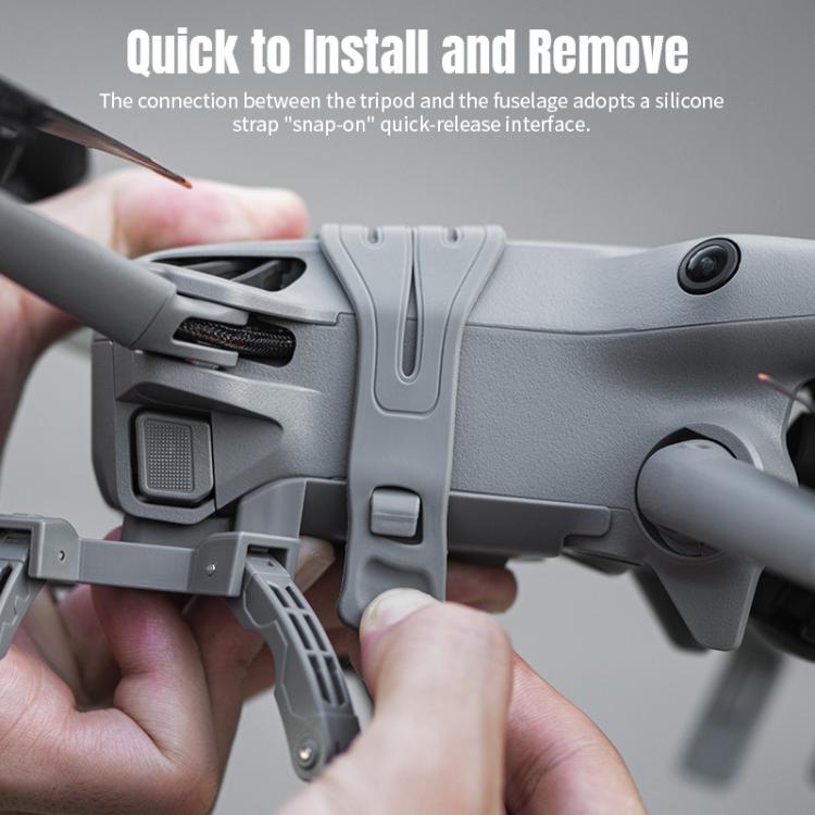 Para DJI Mini 5 Pro STARTRC, soporte de entrenamiento con tren de aterrizaje elevado y patas de araña independientes, For DJI Mini 5 Pro Independent Spider-Leg