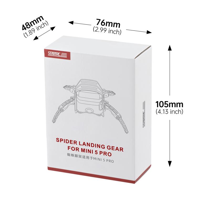 Para DJI Mini 5 Pro STARTRC, soporte de entrenamiento con tren de aterrizaje elevado y patas de araña independientes, For DJI Mini 5 Pro Independent Spider-Leg