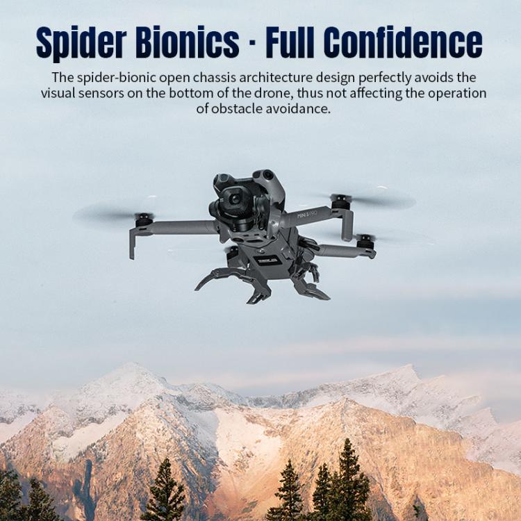 Para DJI Mini 5 Pro STARTRC, soporte de entrenamiento con tren de aterrizaje elevado y patas de araña independientes, For DJI Mini 5 Pro Independent Spider-Leg