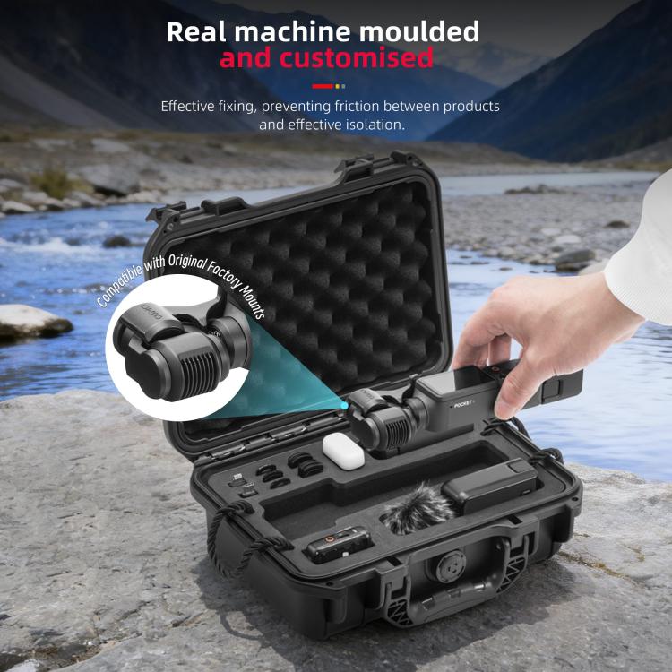 Maleta impermeable de doble capa de PP STARTRC para DJI Osmo Pocket 4, caja de almacenamiento multiusos, For DJI Osmo Pocket 4