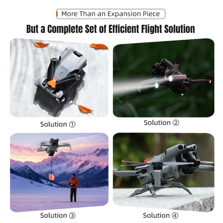 Sistema de lanzamiento aéreo de luz LED STARTRC para DJI Mini 5 Pro, For DJI Mini 5 Pro