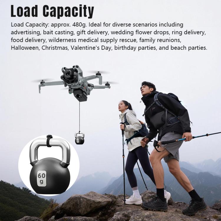 Sistema de lanzamiento aéreo de luz LED STARTRC para DJI Mini 5 Pro, For DJI Mini 5 Pro