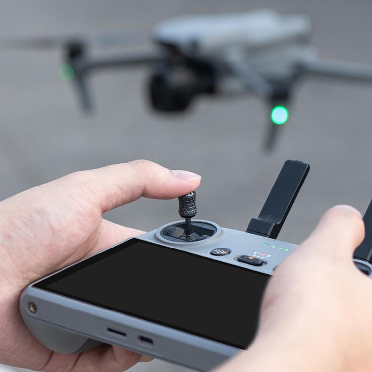 Para DJI RC / RC 2 / RC Pro 2, 2 joysticks metálicos plegables STARTRC, For DJI RC / RC 2 / RC Pro 2