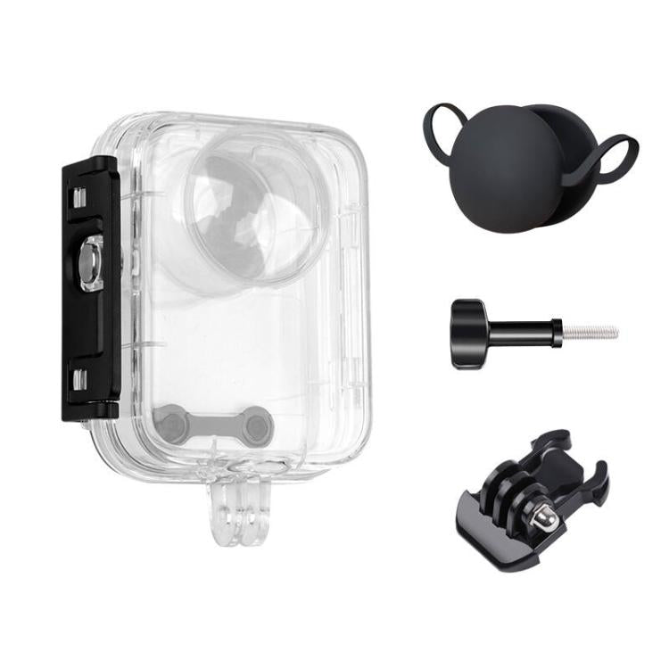 Carcasa impermeable para DJI Osmo 360 de hasta 50 m de profundidad con tapa de silicona para la lente., For DJI Osmo 360