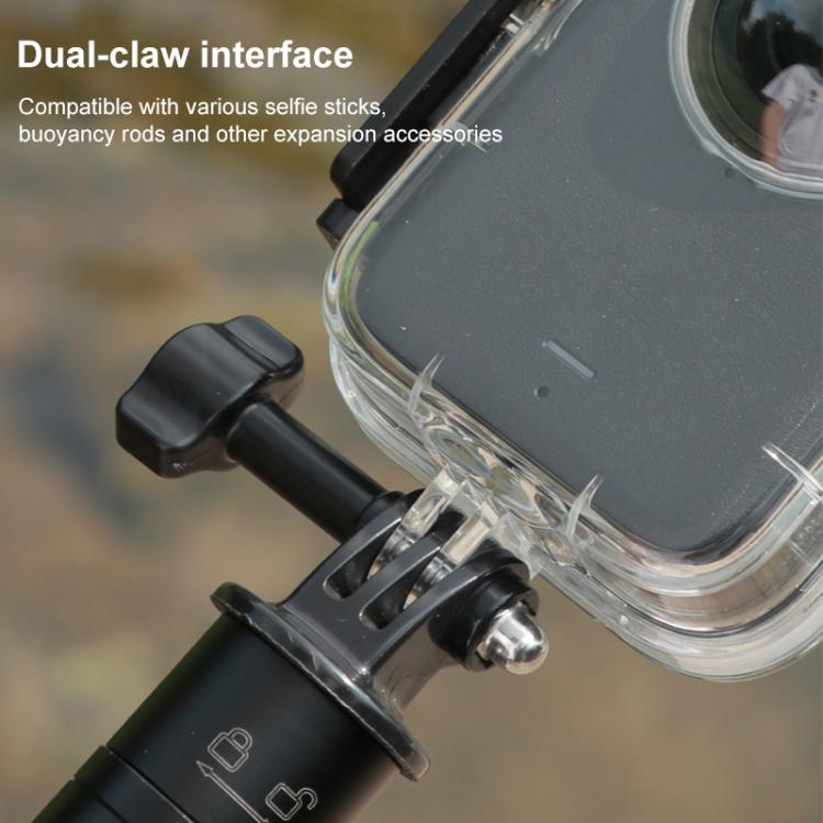 Carcasa impermeable para DJI Osmo 360 de hasta 50 m de profundidad con tapa de silicona para la lente., For DJI Osmo 360