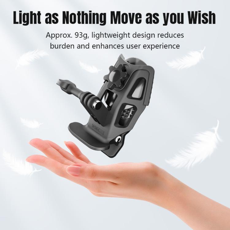 Clip de montaje para mentón de casco STARTRC para GoPro, Insta360, DJI y otras cámaras de acción., Helmet Chin Clip