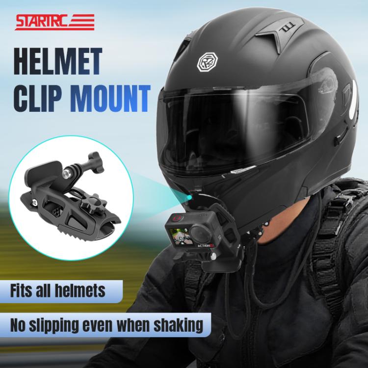 Clip de montaje para mentón de casco STARTRC para GoPro, Insta360, DJI y otras cámaras de acción., Helmet Chin Clip