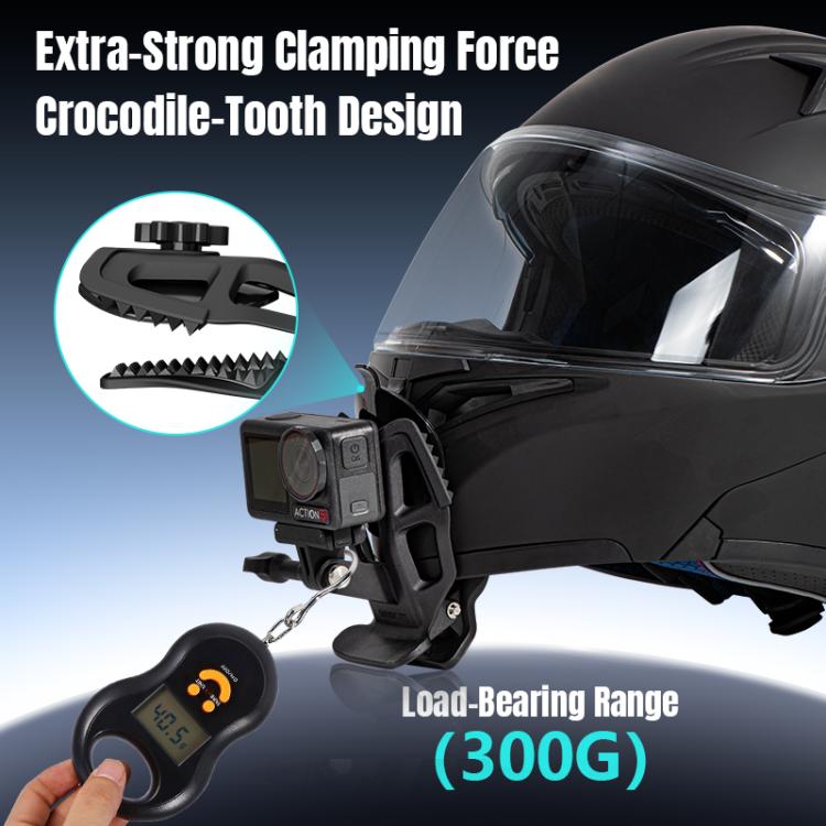 Clip de montaje para mentón de casco STARTRC para GoPro, Insta360, DJI y otras cámaras de acción., Helmet Chin Clip