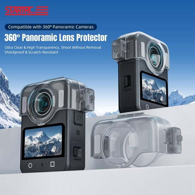 Funda protectora de policarbonato para DJI Osmo 360 STARTRC con doble lente, For DJI Osmo 360