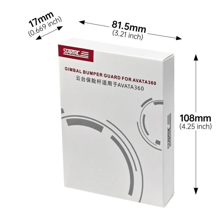 Protector de plástico anticolisión para lente de gimbal DJI Avata 360 STARTRC