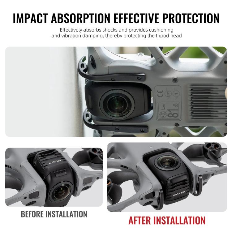 Protector de plástico anticolisión para lente de gimbal DJI Avata 360 STARTRC