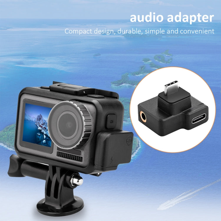 Adaptador de audio de carga CYNOVA C-AC-003 para DJI Osmo Action