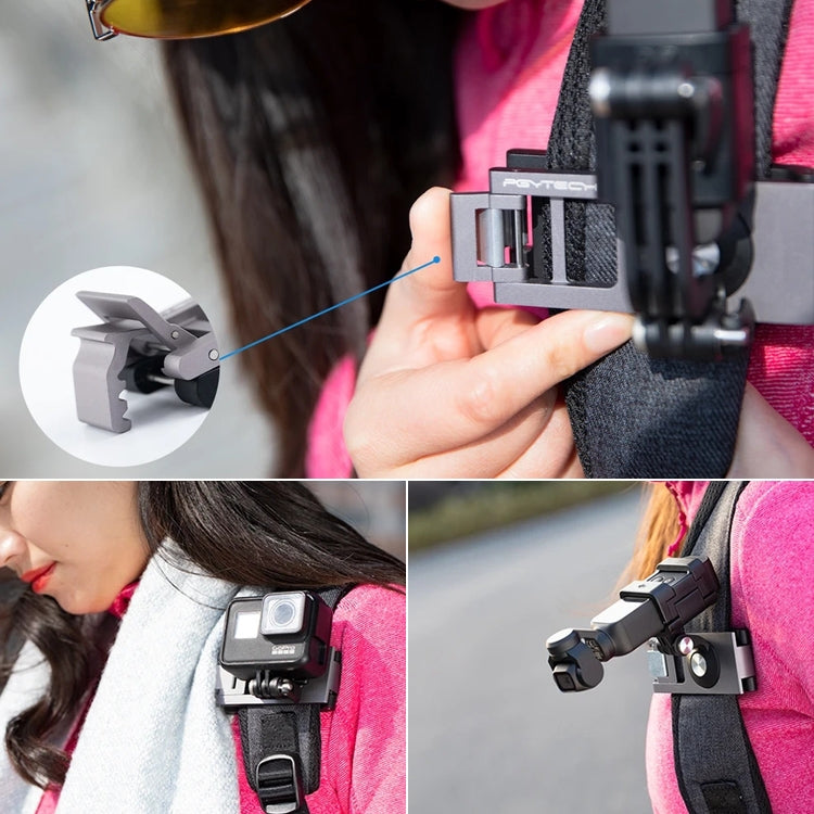 PGYTECH P-18C-019 Soporte Fijo de Correa para DJI Osmo Pocket/Action, P-18C-019