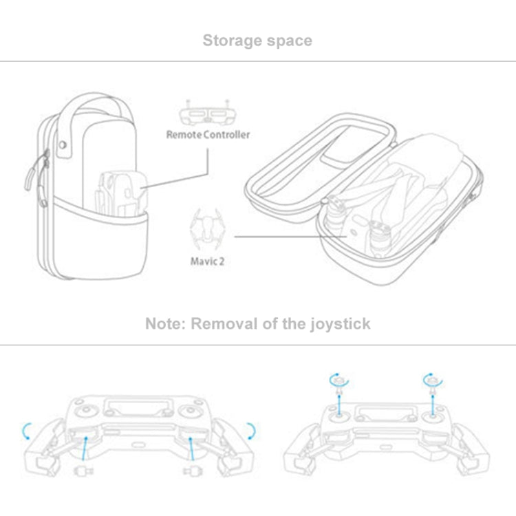 PGYTECH P-HA-032 Mini bolsa de almacenamiento portátil para DJI Mavic 2, P-HA-032
