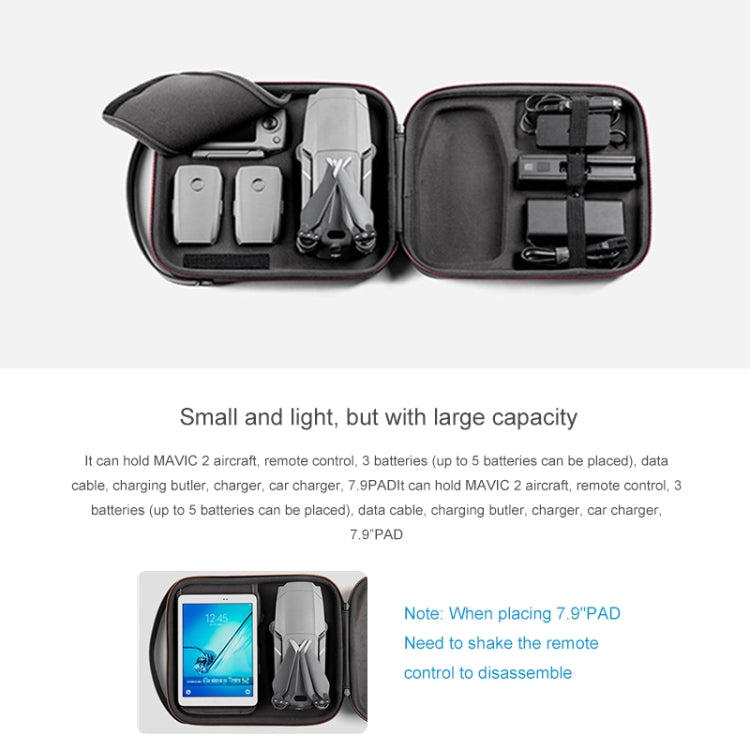 PGYTECH P-HA-031 Bolso de mano portátil impermeable de un solo hombro para DJI Mavic 2, P-HA-031