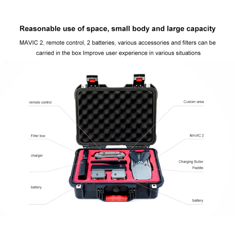 PGYTECH P-HA-033 Caja de almacenamiento impermeable para DJI Mavic 2, P-HA-033 For DJI Mavic 2
