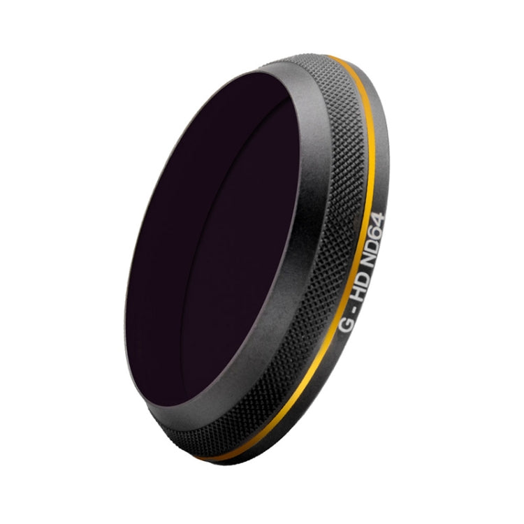 PGYTECH X4S-HD ND64 Filtro de lente de borde dorado para DJI Inspire 2 / X4S Gimbal Cámara Drone Accesorios, ND64