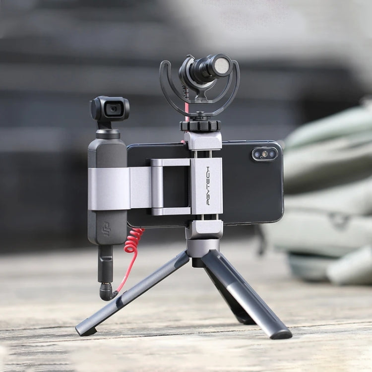 PGYTECH P-18C-029 Soporte de fijación para teléfono móvil de aleación de aluminio + para bolsillo DJI OSMO, P-18C-029