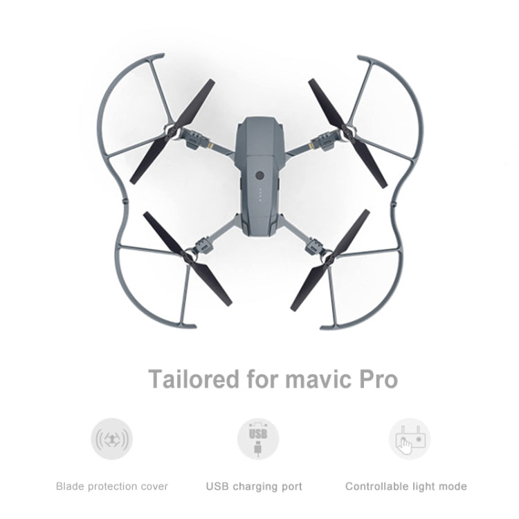 PGYTECH P-MA-124 Cubierta de protección de paleta de linterna LED dedicada para DJI Mavic Pro, For DJI Mavic Pro