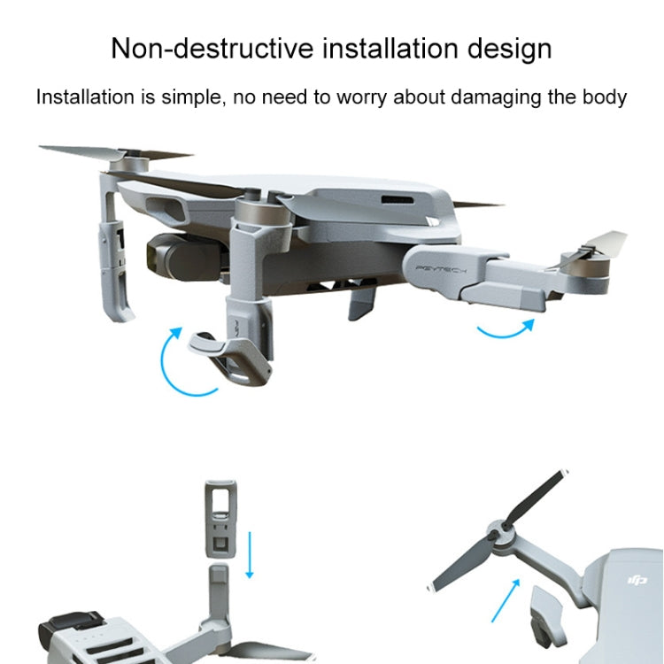 PGYTECH P-12A-012 Estante de extensiones de tren de aterrizaje elevado portátil para DJI Mavic Mini