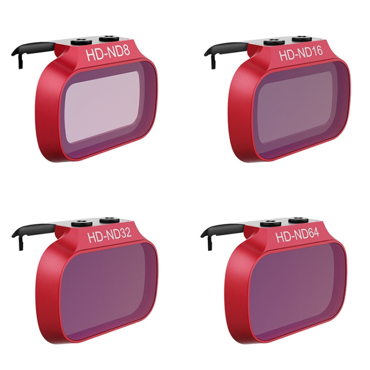 4 PCS PGYTECH P-12A-019 ND8 / 16 / 32 / 64 Juego de filtros de lente de atenuación para DJI Mavic Mini Drone Accesorios, ND8 / 16 / 32 / 64 Dimming Lens