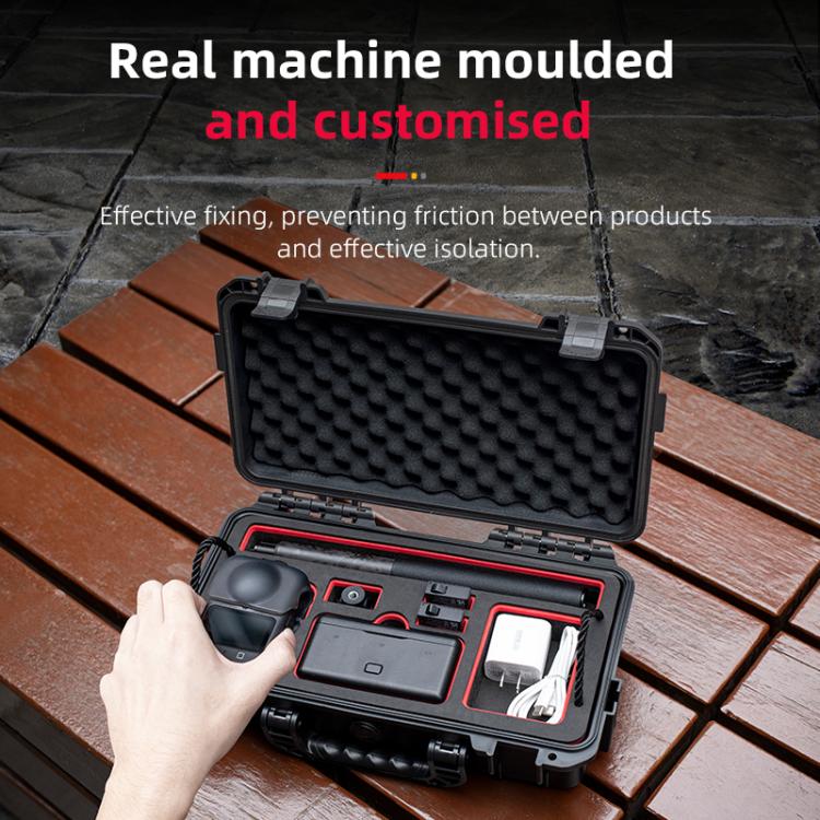 Maleta de almacenamiento impermeable de doble capa de EVA y ABS para DJI Osmo 360 STARTRC, For DJI Osmo 360