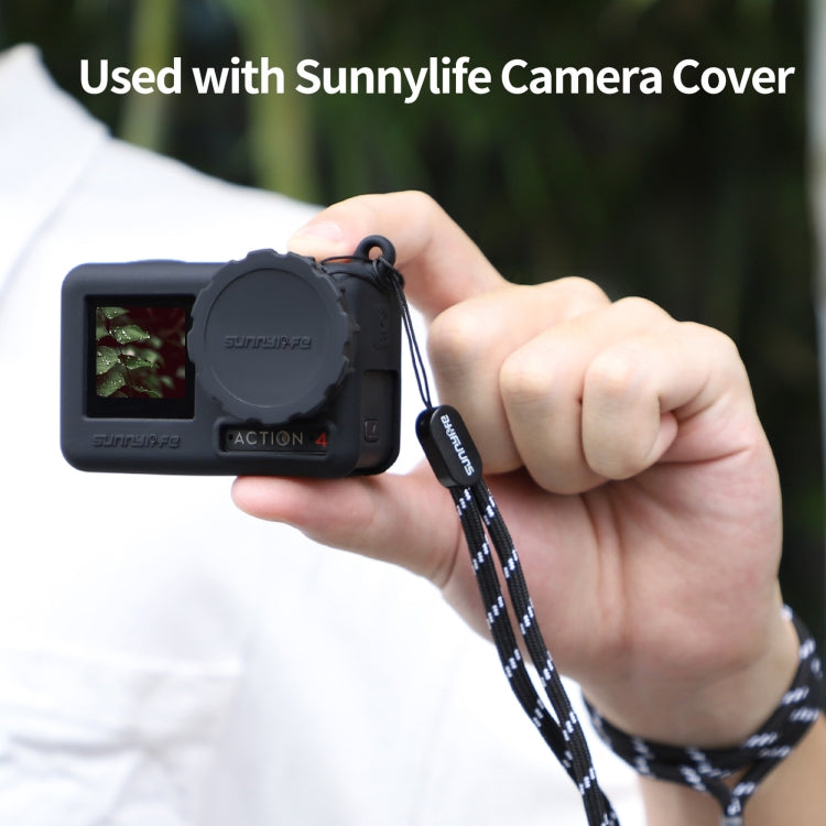 Para DJI Osmo Action 3/4 Sunnylife 2 piezas cubierta de tapa de lente de cámara resistente a arañazos, For DJI Osmo Action 5 Pro / 4 / 3