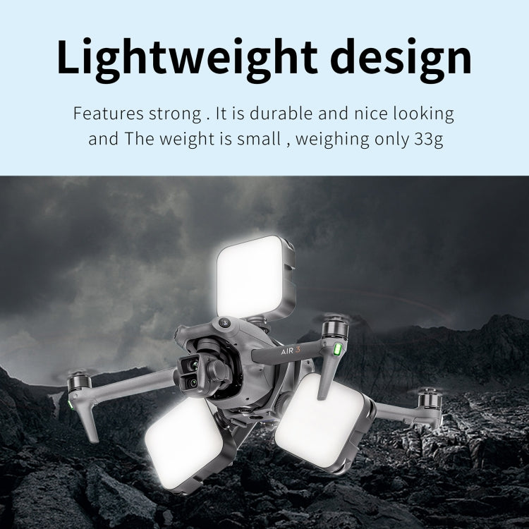 Para DJI Air 3 STARTRC Luz de navegación nocturna Soporte de expansión de altavoz, For DJI Air 3