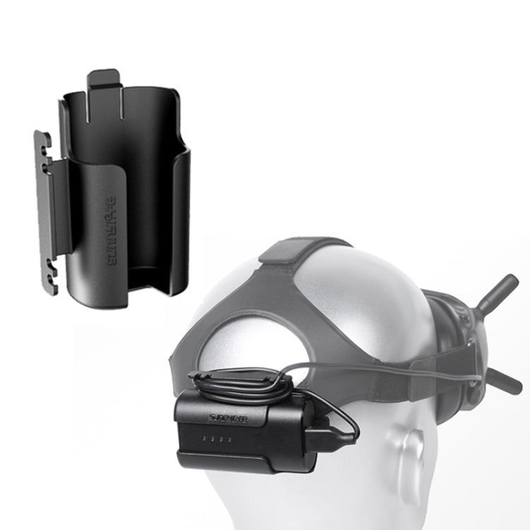 Sunnylife-Soporte de Clip para batería, gestión de cables, funda protectora para gafas DJI FPV V2, Sunnylife Battery Bracket