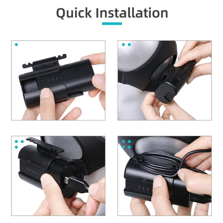Sunnylife-Soporte de Clip para batería, gestión de cables, funda protectora para gafas DJI FPV V2, Sunnylife Battery Bracket