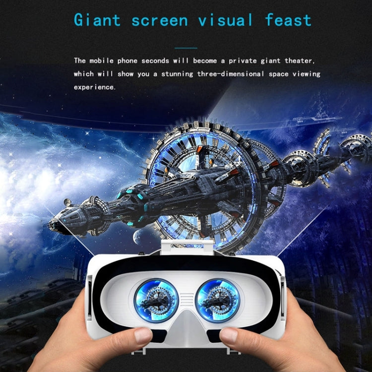 Gafas de vídeo 3D de realidad virtual VR SHINECON G06EB adecuadas para teléfonos inteligentes de 4,7 a 6,1 pulgadas con auriculares HiFi, G06EB